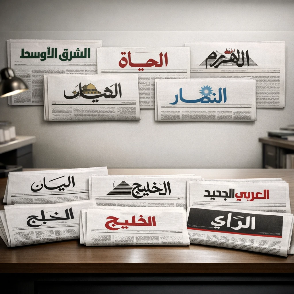 تیتر خوانی مطبوعات عربی | عربی لند 
